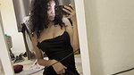 Hairs Sexy Busty Baddie Teasing Perfect Round Boobies, Slapping Ass Outdoor,BJ 214