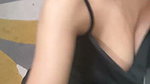 Hairs Sexy Busty Baddie Teasing Perfect Round Boobies, Slapping Ass Outdoor,BJ 216