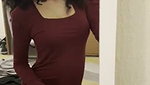 Hairs Sexy Busty Baddie Teasing Perfect Round Boobies, Slapping Ass Outdoor,BJ 220