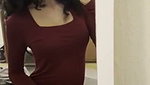 Hairs Sexy Busty Baddie Teasing Perfect Round Boobies, Slapping Ass Outdoor,BJ 220