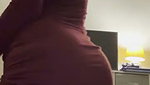 Hairs Sexy Busty Baddie Teasing Perfect Round Boobies, Slapping Ass Outdoor,BJ 223