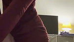 Hairs Sexy Busty Baddie Teasing Perfect Round Boobies, Slapping Ass Outdoor,BJ 223