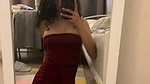 Hairs Sexy Busty Baddie Teasing Perfect Round Boobies, Slapping Ass Outdoor,BJ 233