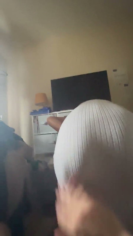 Hairs Sexy Busty Baddie Teasing Perfect Round Boobies, Slapping Ass Outdoor,BJ 237