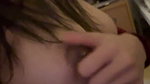 Hairs Sexy Busty Baddie Teasing Perfect Round Boobies, Slapping Ass Outdoor,BJ 24