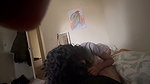 Hairs Sexy Busty Baddie Teasing Perfect Round Boobies, Slapping Ass Outdoor,BJ 243