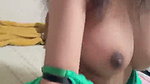 Hairs Sexy Busty Baddie Teasing Perfect Round Boobies, Slapping Ass Outdoor,BJ 27