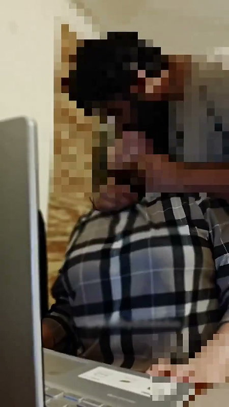 Playing With Wife Boobs While She is Working On Laptop 22
