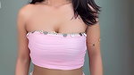 KARIA SEXY CHICK CUTE CLEAVAGE AND SEXY THIGHS TEASE HQ VIDEO 22