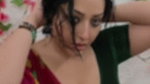bengali lady huge breast and cleavage in red saree 22