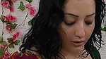 bengali lady huge breast and cleavage in red saree 22