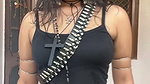 sexy bengli girl deep navel and tits in black top 22