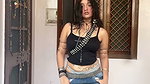 sexy bengli girl deep navel and tits in black top 22