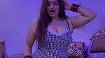 sexy boobs in titht white black dress 22
