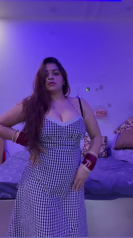 sexy boobs in titht white black dress 22