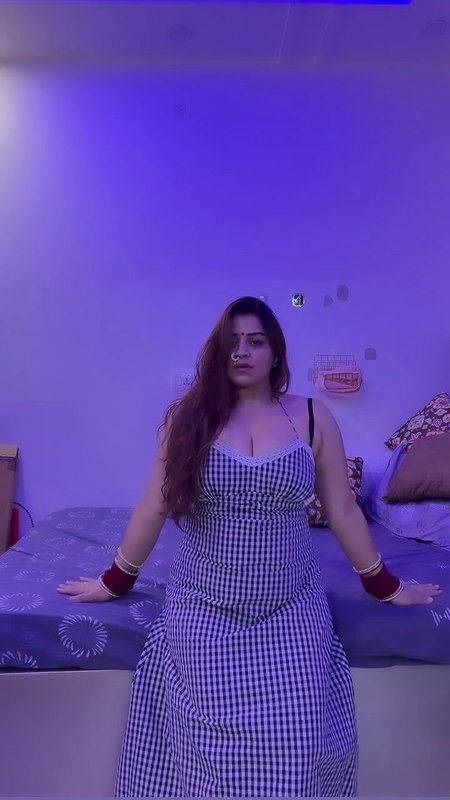 sexy boobs in titht white black dress 22