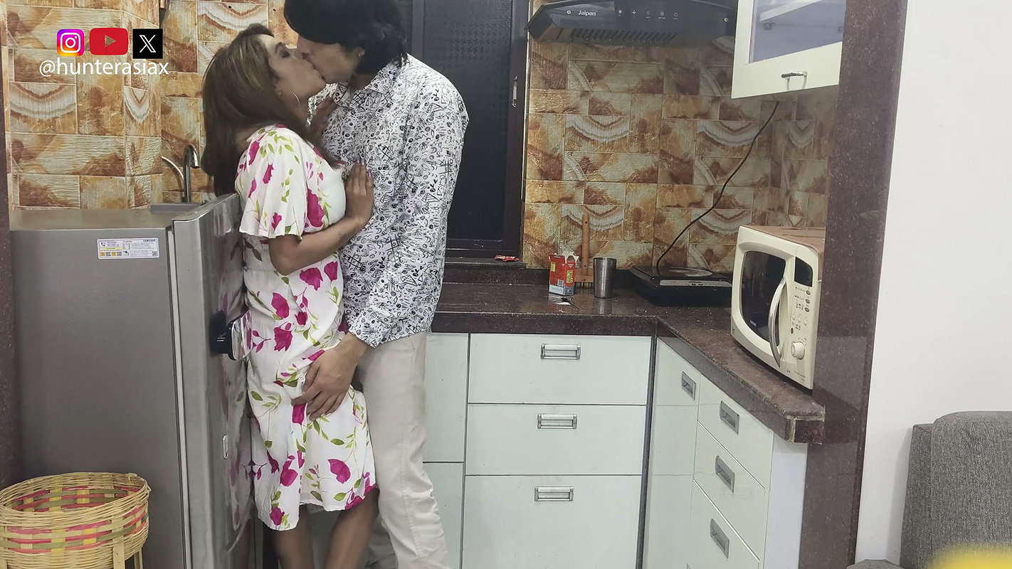 Sweet Request, Hot Reward Kiss in Kitchen, Make Love on Sofa