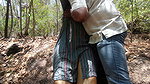 Unexpected experience in forest outdoor