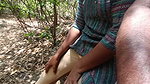 Unexpected experience in forest outdoor