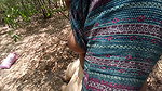 Unexpected experience in forest outdoor