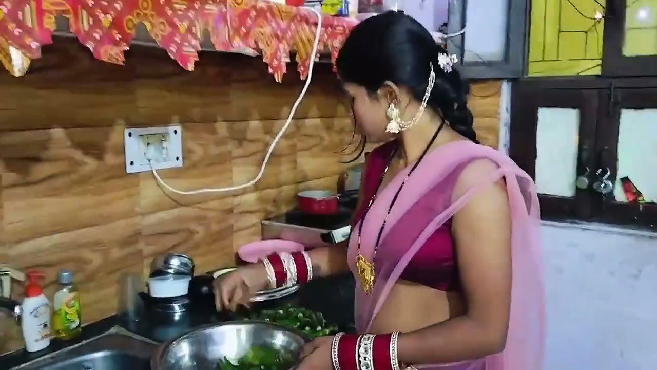 Watching Indian outdoor stepmom take a hot bath makes her stepson go crazy for fucking her