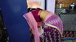 Watching Indian outdoor stepmom take a hot bath makes her stepson go crazy for fucking her