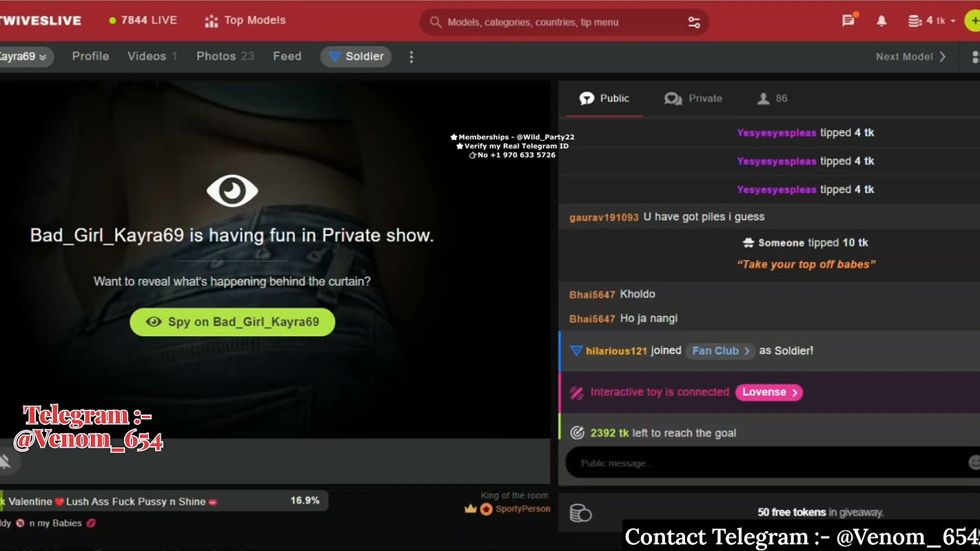 Girl Kayra stripchat ticket show
