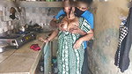 Desi Bhabhi Big Boobs Cleavage Tease in Kitchen Hot Indian Village Girls Exposed
