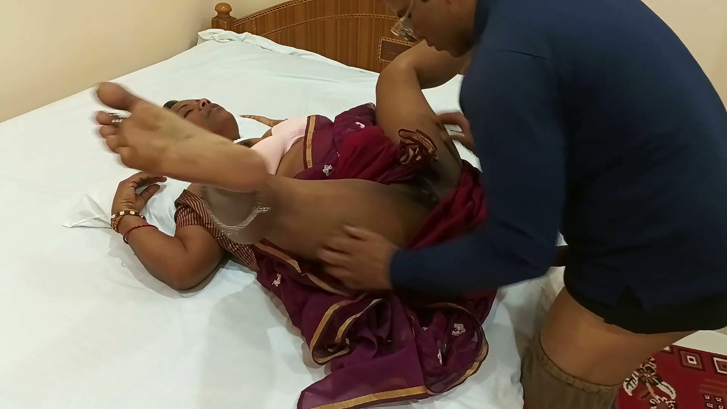 Beautiful Indian Bhabhi Hot Blowjob and Rough Fucking with Young Brother in Law- Every angle Hard Sex