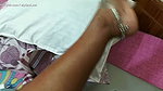 Indian Neighbour Desi Married Bhabhi Sanjana Hardcore Blowjob and Squirting Hot Sex on Bed