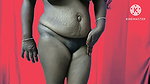 Desi colleage girl showing her huge melons & other assets – full nude show