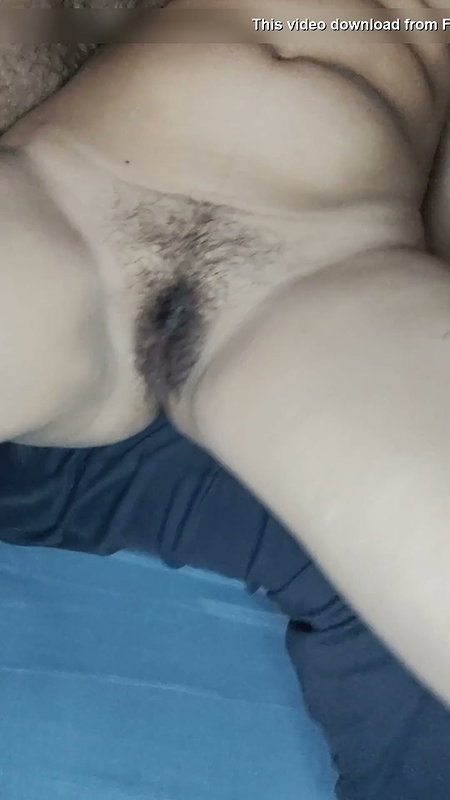 Fingers inserted into pink tight