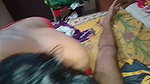 Indian housewife sucks and licks her husband’s penis