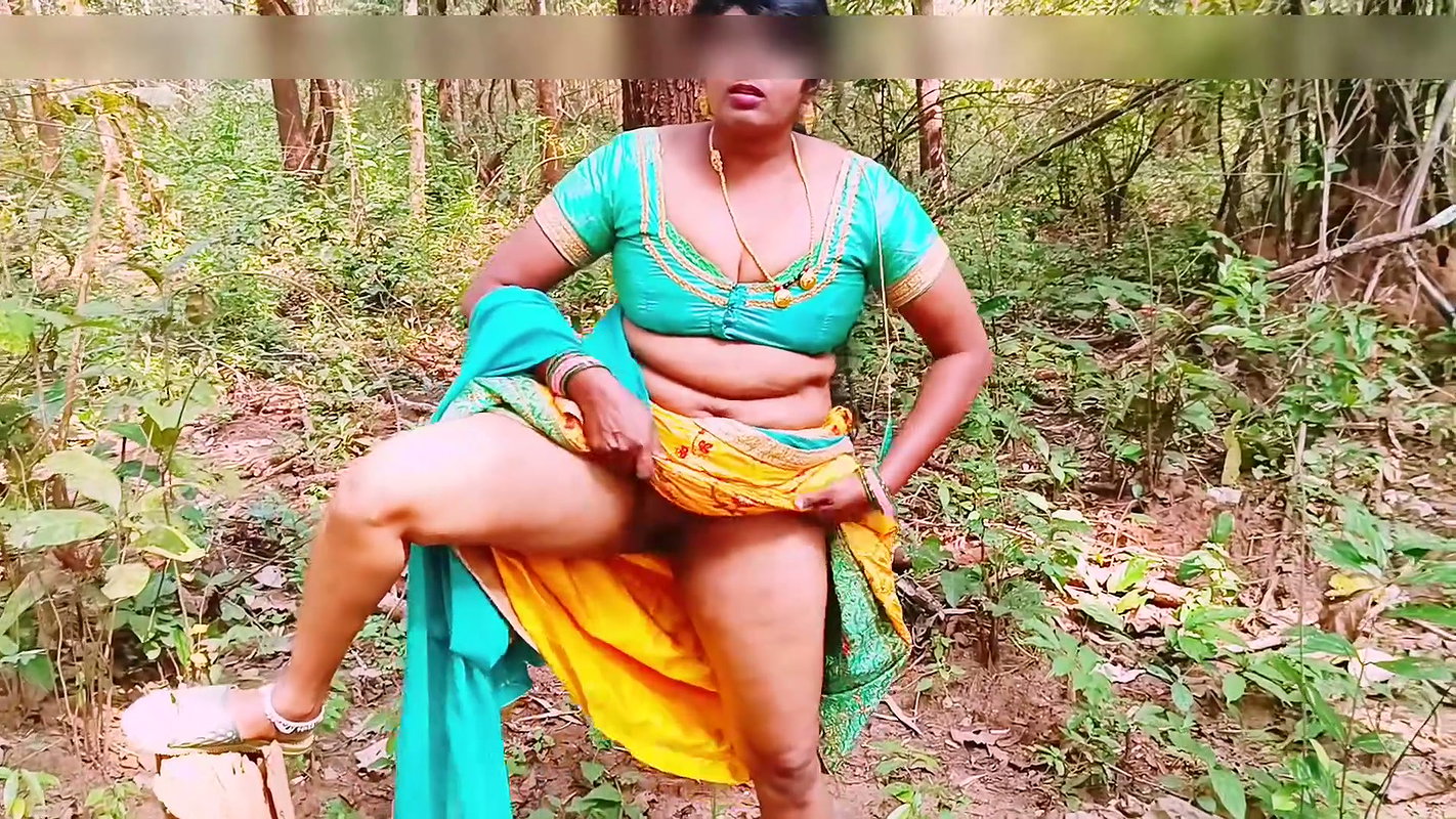 Outdoor Jungle Sex. Desi Bhabi Fucking Husbend’s Small Stepbrother Big Dick in Forest. Telugu Dirty Talks