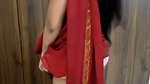 Red Saree with Hot Expression Part 1