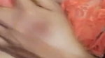 Romantic Indian girl in bed at night