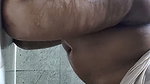 Tamil lady bathing