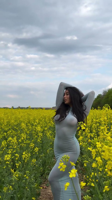 BOLD BABE SEXY CURVES IN SEE THRU DRESS UUFFFF 2