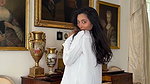 SIDE BOOBS SEXY TEASE IN SHIRT EROTIC VIEW 2