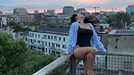 SLUTTY DIVA FLAWLESS ASS AND SEXT THIGHS TEASE 2
