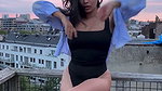 SLUTTY DIVA FLAWLESS ASS AND SEXT THIGHS TEASE 2