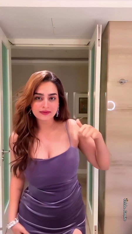 KHAN FAPWORTHY CLEAVAGE AND THIGHS TEASE HQ VIDEO 2