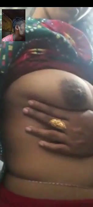 Girl VC with lover show boobs 2