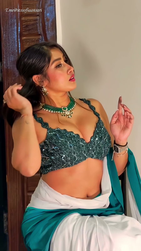 DESERVING SOFIA BOLD WIFE MATERIAL IN BRA BLOUSE SAREE HQ VIDEO 2