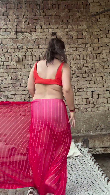 VILLAGE BHABHI STRIP SAREE AND SEXY TEASE 2