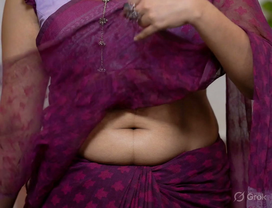 a sexy sadhika look like navel AI creation video 2