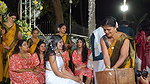 Tulu aunties hot navel in yellow saree 2