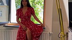 AMINA OPEN THIGHS PANTYLESS NAUGHTY SHOOT TEASE WILD 2