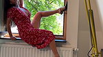 AMINA OPEN THIGHS PANTYLESS NAUGHTY SHOOT TEASE WILD 2