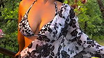 DAMN SEDUCTIVE SEXY WIFE MATERIAL IN BRA BLOUSE SAREE LOOKS 2